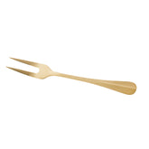 Garfo para Assado Positano em Aço Inox Dourado 28cm - Ela Decora